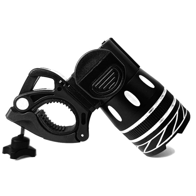 7602 LED USB Charging Telescopic Zoom Bicycle Front Light, Specification: Headlight + Gem Lamp by buy2fix