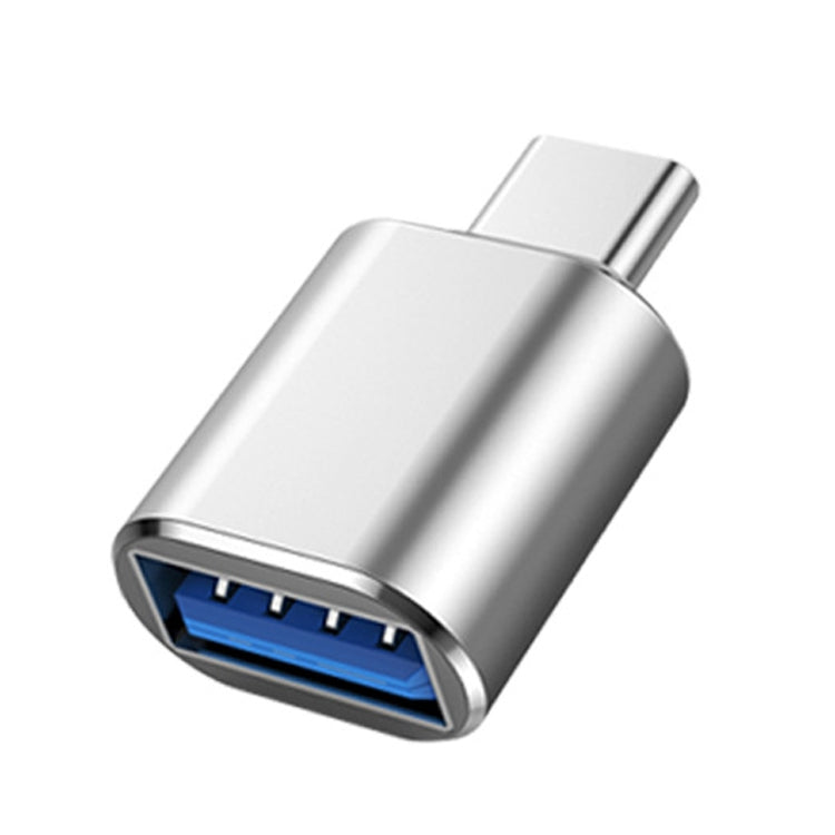 10 PCS USB 3.0 Female to USB-C / Type-C Male OTG Adapter(Silver) by buy2fix