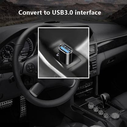 10 PCS USB 3.0 Female to USB-C / Type-C Male OTG Adapter(Silver) by buy2fix