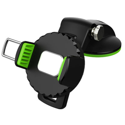 Car Diamond Suction Cup Mobile Phone Holder(Green) by buy2fix