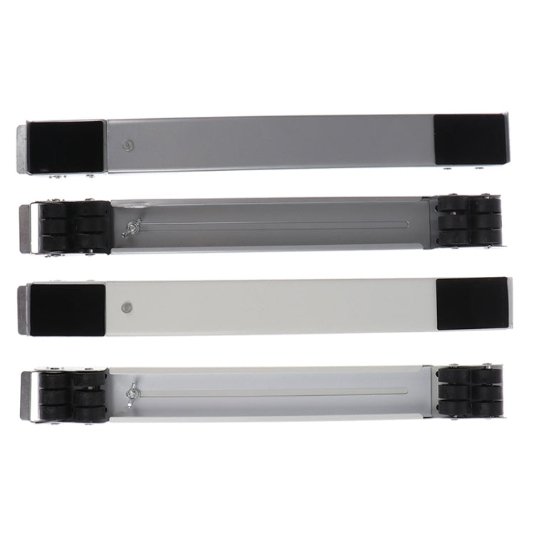 2 PCS Washing Machine Stand Movable Adjustable Refrigerator Base(White) - Washing Machines & Accessories by buy2fix | Online Shopping UK | buy2fix