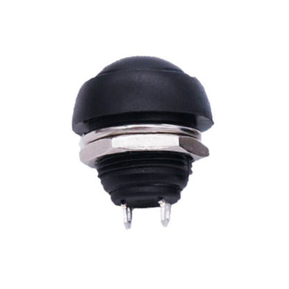 10 PCS Small Waterproof Self-Reset Button Switch(Black) - Switch by buy2fix | Online Shopping UK | buy2fix