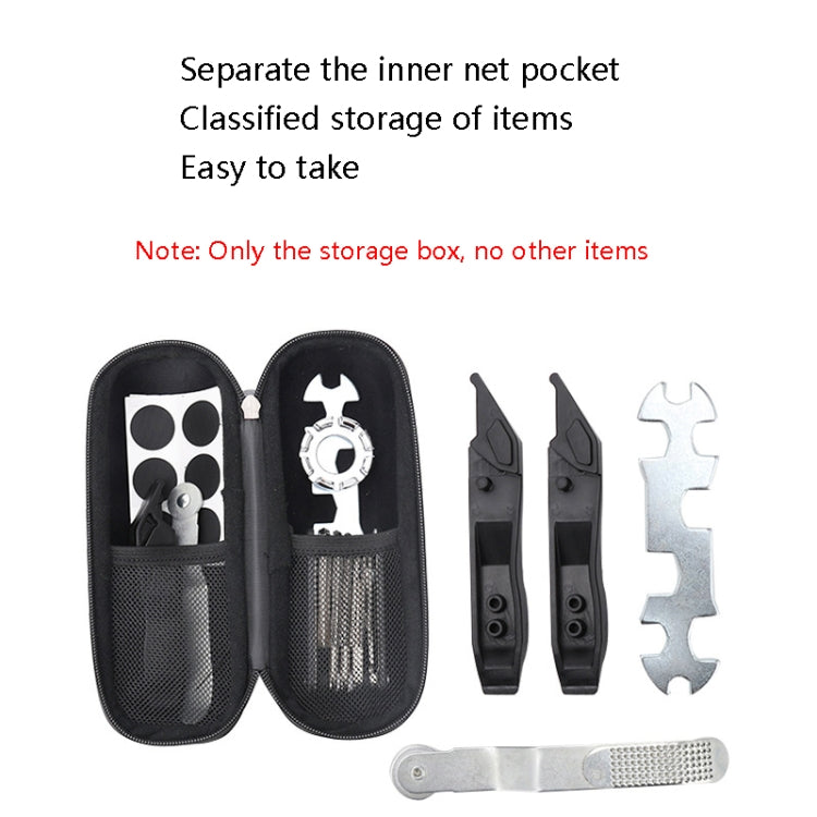 BG-500701 Bicycle Repair Tool Bottle Frame Hard Shell Carrier Bag(Black) by buy2fix