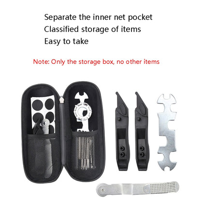 BG-500701 Bicycle Repair Tool Bottle Frame Hard Shell Carrier Bag(Black) by buy2fix