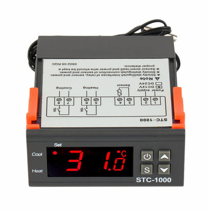 STC-1000 Aquarium Incubation Seafood Machine Electronics Number Microcomputer Temperature Controller Switch(12V) - Other Tester Tool by buy2fix | Online Shopping UK | buy2fix