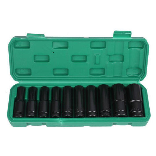 Inside And Outside Hexagon Wrench Auto Repair Wind Cannon Sleeve, Specification: 10 In 1 Extension Sleeve