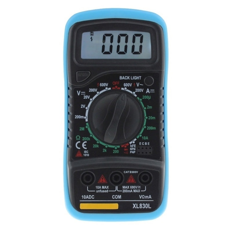 ANENG XL830L Multi-Function Digital Display High-Precision Digital Multimeter, Specification: Bubble Bag Packing(Blue) - Digital Multimeter by ANENG | Online Shopping UK | buy2fix