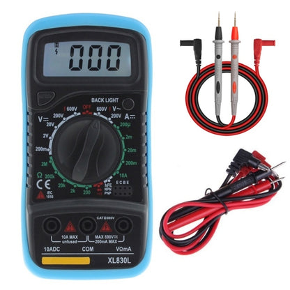 ANENG XL830L Multi-Function Digital Display High-Precision Digital Multimeter, Specification: Standard+10A Extra Tip Pen(Blue) - Digital Multimeter by ANENG | Online Shopping UK | buy2fix