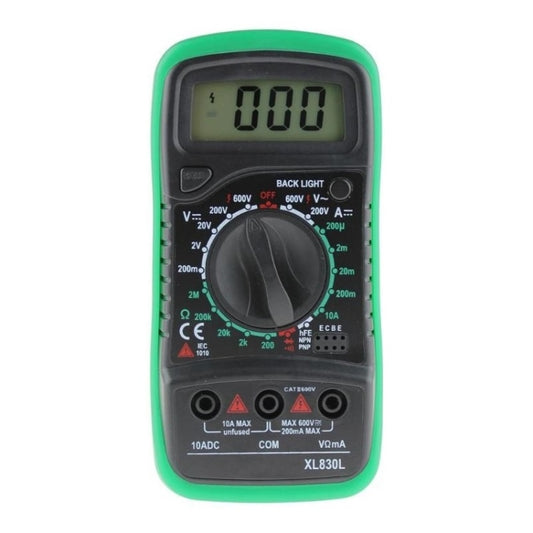 ANENG XL830L Multi-Function Digital Display High-Precision Digital Multimeter, Specification: Standard+10A Extra Tip Pen(Green) - Digital Multimeter by ANENG | Online Shopping UK | buy2fix