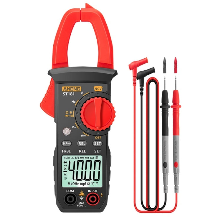 ANENG Intelligent Digital Backlit Clamp-On High-Precision Multimeter, Specification: ST181 - Digital Multimeter by ANENG | Online Shopping UK | buy2fix
