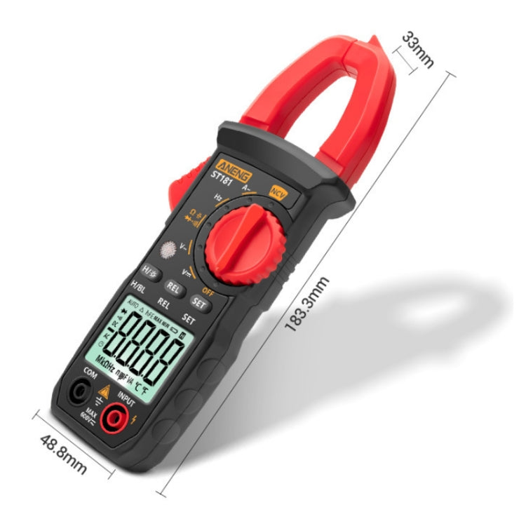 ANENG Intelligent Digital Backlit Clamp-On High-Precision Multimeter, Specification: ST181 - Digital Multimeter by ANENG | Online Shopping UK | buy2fix