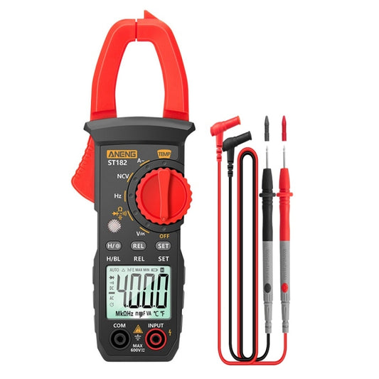 ANENG Intelligent Digital Backlit Clamp-On High-Precision Multimeter, Specification: ST182 with Temp Measurement - Digital Multimeter by ANENG | Online Shopping UK | buy2fix