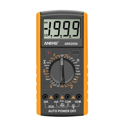 ANENG Automatic High-Precision Intelligent Digital Multimeter, Specification: AN9205A(Orange) - Digital Multimeter by ANENG | Online Shopping UK | buy2fix