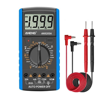 ANENG Automatic High-Precision Intelligent Digital Multimeter, Specification: AN9205A(Blue) - Digital Multimeter by ANENG | Online Shopping UK | buy2fix