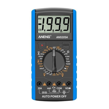 ANENG Automatic High-Precision Intelligent Digital Multimeter, Specification: AN9205A(Blue) - Digital Multimeter by ANENG | Online Shopping UK | buy2fix