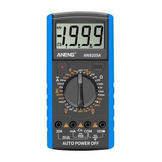 ANENG Automatic High-Precision Intelligent Digital Multimeter, Specification: AN9205A(Blue) - Digital Multimeter by ANENG | Online Shopping UK | buy2fix