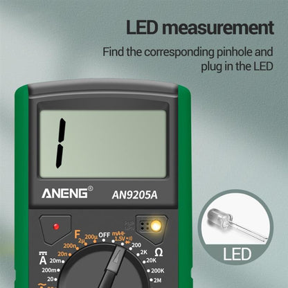 ANENG Automatic High-Precision Intelligent Digital Multimeter, Specification: AN9205A(Blue) - Digital Multimeter by ANENG | Online Shopping UK | buy2fix