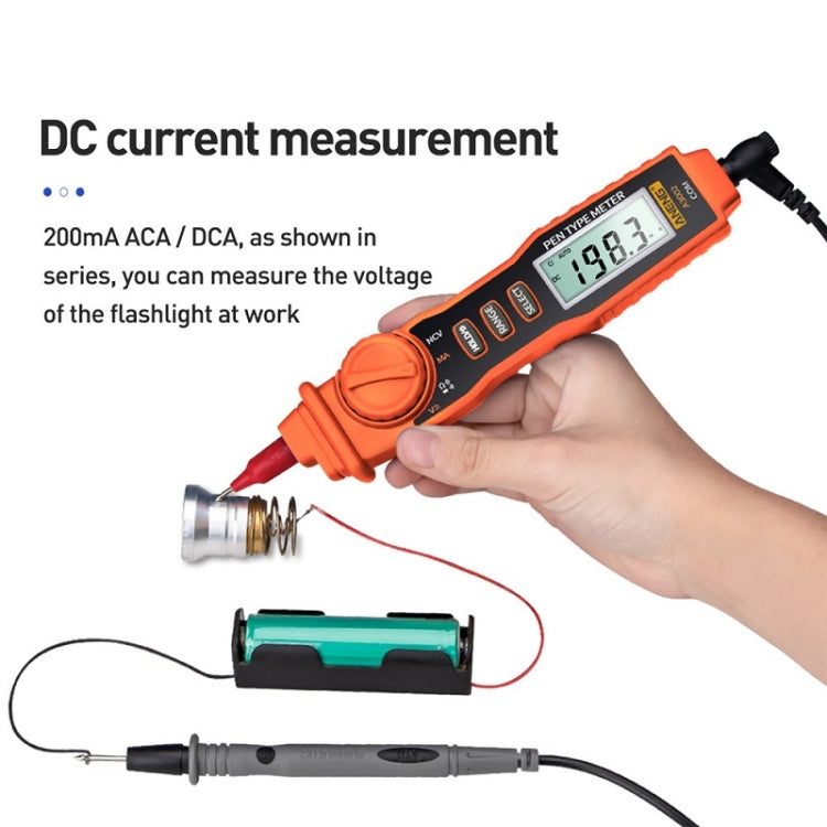 ANENG A3002 Multi-Function Pen-Type High-Precision Smart Multimeter(Orange) - Digital Multimeter by ANENG | Online Shopping UK | buy2fix