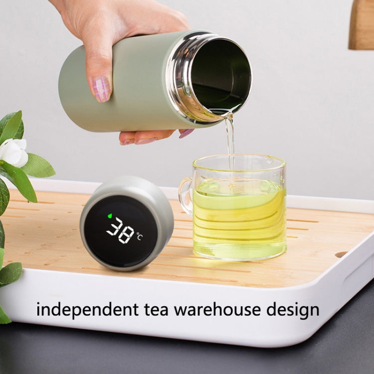 706 304 Stainless Steel Smart Insulation Water Cup(White) - Vacuum Thermoses & Cups by buy2fix | Online Shopping UK | buy2fix