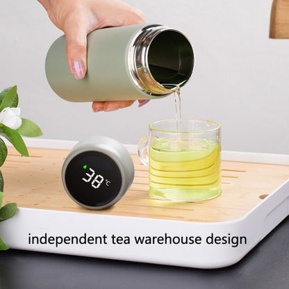 706 304 Stainless Steel Smart Insulation Water Cup(White) - Vacuum Thermoses & Cups by buy2fix | Online Shopping UK | buy2fix