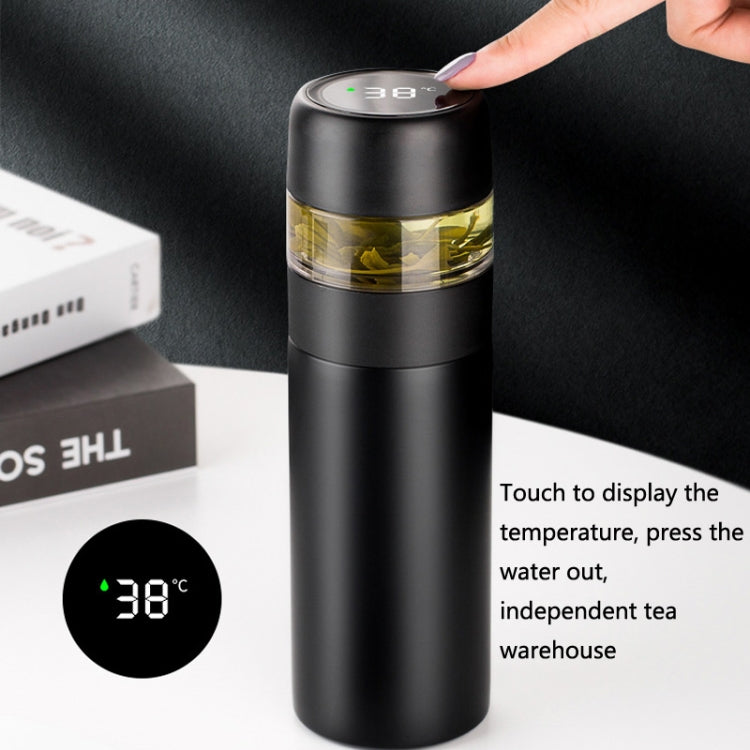 706 304 Stainless Steel Smart Insulation Water Cup(White) - Vacuum Thermoses & Cups by buy2fix | Online Shopping UK | buy2fix