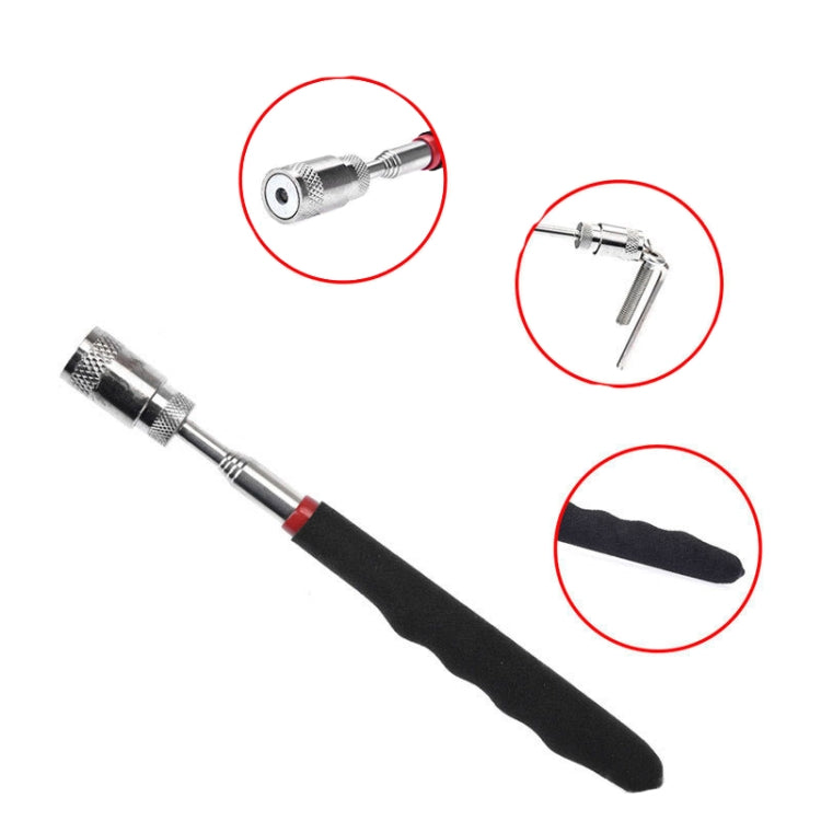 LED Strong Iron Rod Car Metal Fetcher Absorbed Iron Tool(Black) - Hand Tool Sets by buy2fix | Online Shopping UK | buy2fix