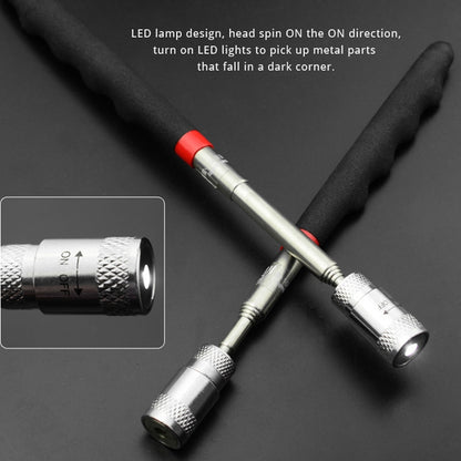 LED Strong Iron Rod Car Metal Fetcher Absorbed Iron Tool(Black) - Hand Tool Sets by buy2fix | Online Shopping UK | buy2fix