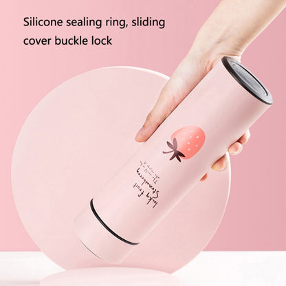 393 Mini Portable Smart Thermos Cup(Pink Strawberry) - Vacuum Thermoses & Cups by buy2fix | Online Shopping UK | buy2fix
