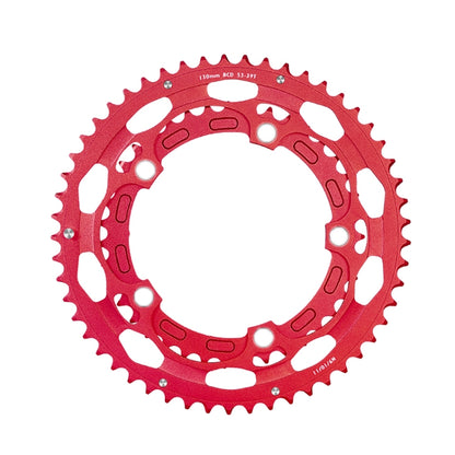 WEST BIKING YP0719274 53-39T Road Bike Crank Racing Double Disc(Red) - Bicycle Chains & Rounds by WEST BIKING | Online Shopping UK | buy2fix