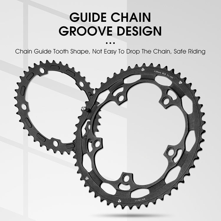 WEST BIKING YP0719274 53-39T Road Bike Crank Racing Double Disc(Red) - Bicycle Chains & Rounds by WEST BIKING | Online Shopping UK | buy2fix