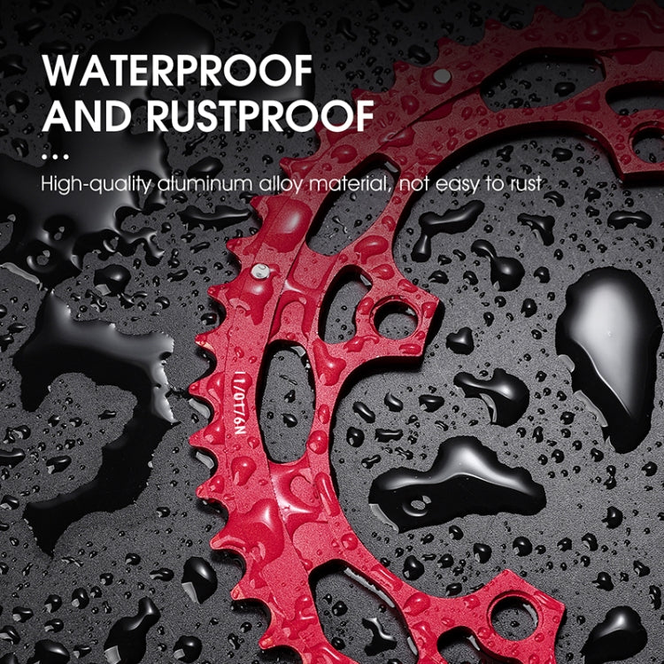 WEST BIKING YP0719274 53-39T Road Bike Crank Racing Double Disc(Red) - Bicycle Chains & Rounds by WEST BIKING | Online Shopping UK | buy2fix