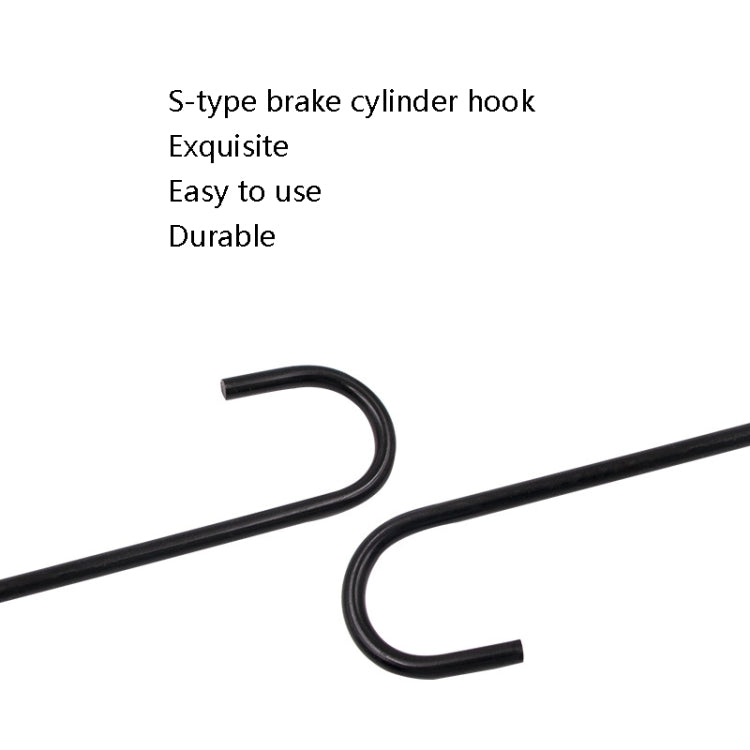 8 PCS S-Type Brake Pump Hanging Hook(Black) - Towing Bars by buy2fix | Online Shopping UK | buy2fix