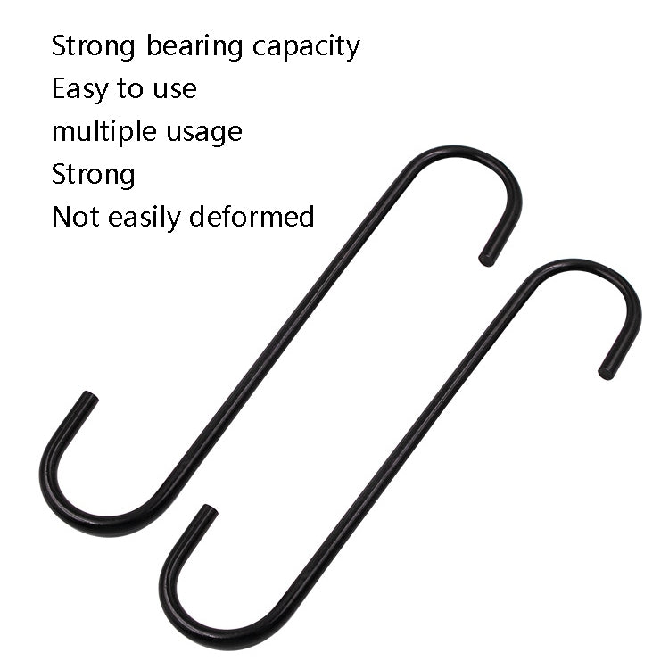 8 PCS S-Type Brake Pump Hanging Hook(Black) - Towing Bars by buy2fix | Online Shopping UK | buy2fix