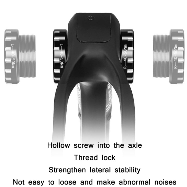WEST BIKING Mountain Road Bike Screw-In Bearing Bottom Axle(Green) by WEST BIKING