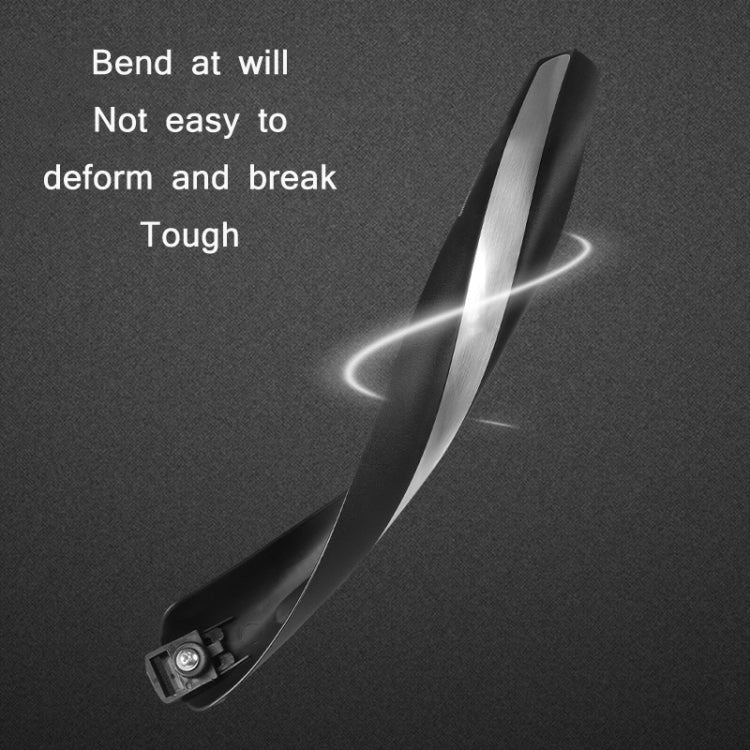 WEST BIKING YP0714018 Bicycle Folding Reflective Mudguard(Black) by WEST BIKING