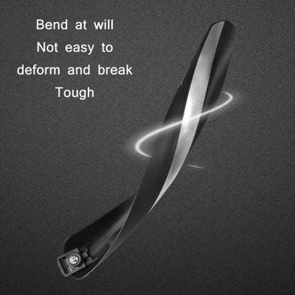WEST BIKING YP0714018 Bicycle Folding Reflective Mudguard(Black) by WEST BIKING
