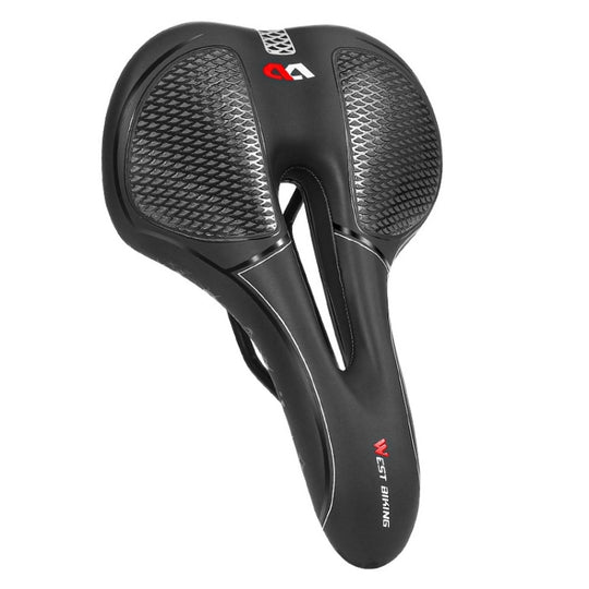 WEST BIKING Bicycle Riding Comfortable Silicone Saddle, Style: Fish Scale (Sponge)