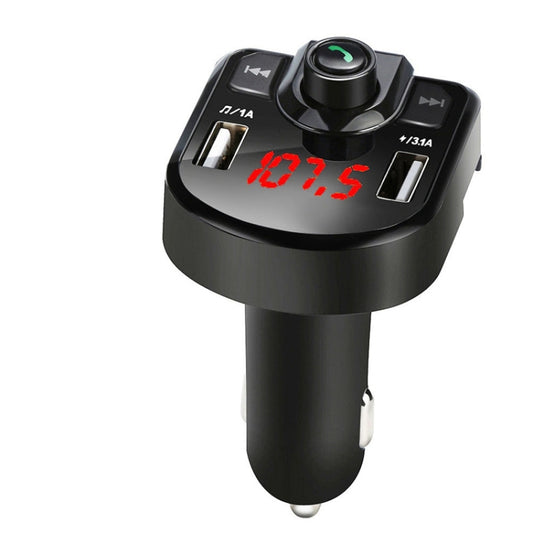 M9 Car Bluetooth MP3 Dual USB Car Charger(Black) - Bluetooth Car Kits by buy2fix | Online Shopping UK | buy2fix