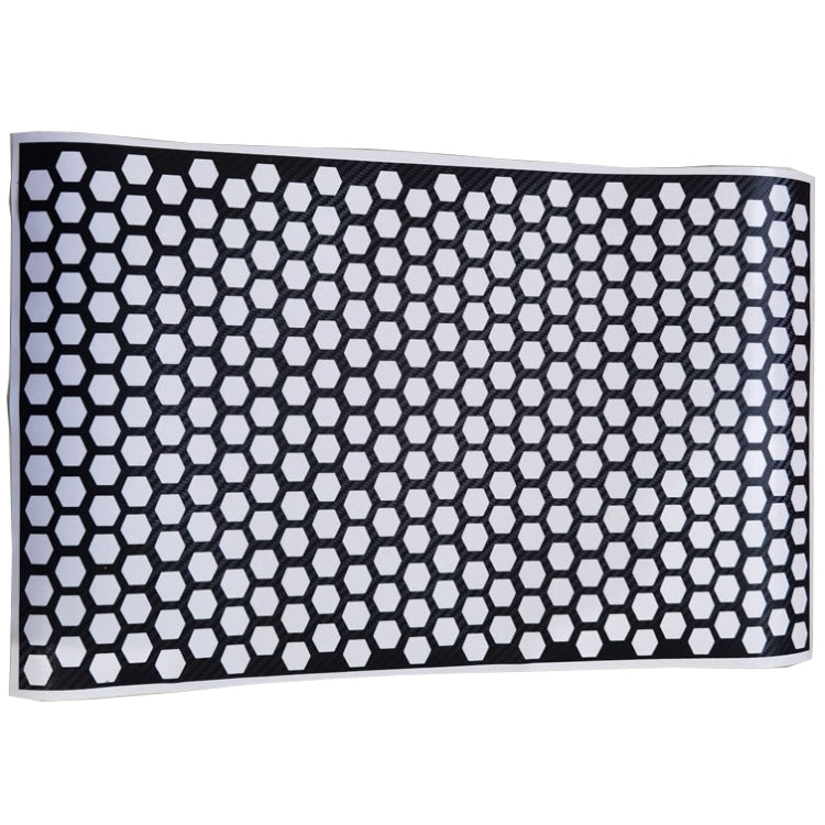 5 PCS Car Honeycomb Tail Lamp Film Universal Personality Modified Light Film Sticker(Carbon Fiber Black) by buy2fix