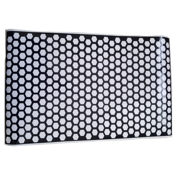 5 PCS Car Honeycomb Tail Lamp Film Universal Personality Modified Light Film Sticker(Bright Black) by buy2fix