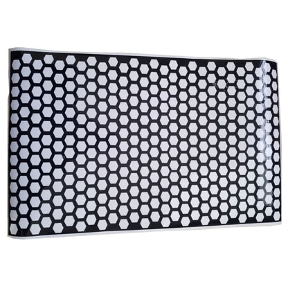 5 PCS Car Honeycomb Tail Lamp Film Universal Personality Modified Light Film Sticker(Bright Black) by buy2fix