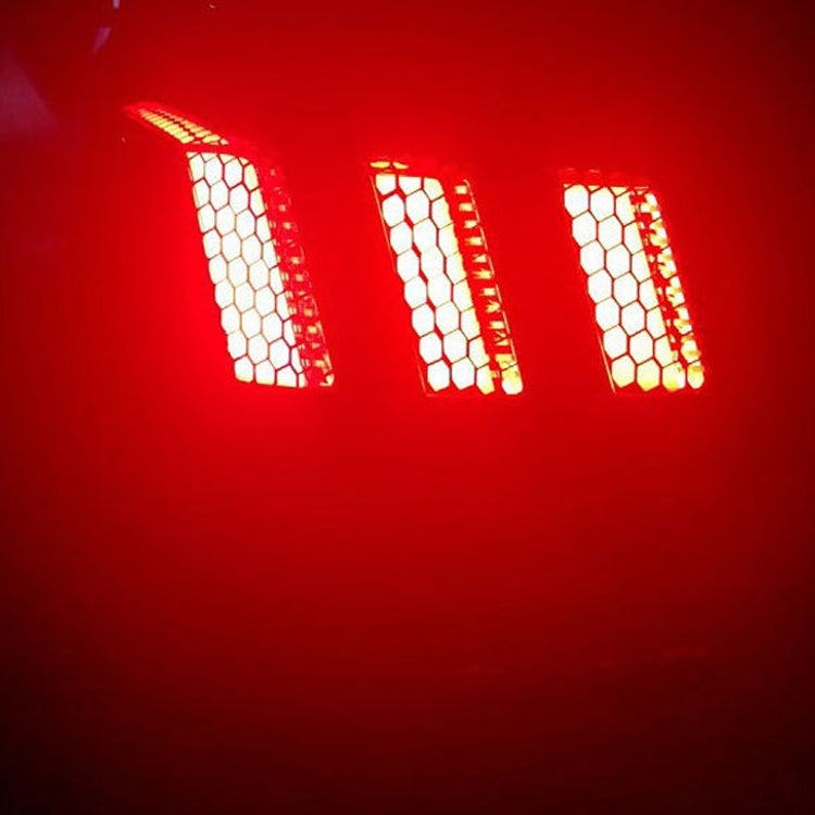 5 PCS Car Honeycomb Tail Lamp Film Universal Personality Modified Light Film Sticker(Bright Black) by buy2fix