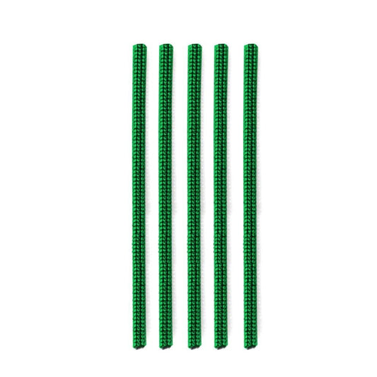 5 PCS Car Outlet Diamond Decorative Strip Air Conditioning Port U-Shaped Clip Strip(Green) by buy2fix