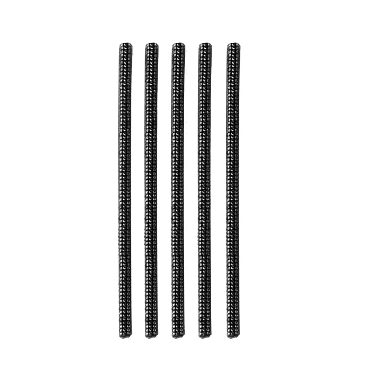 5 PCS Car Outlet Diamond Decorative Strip Air Conditioning Port U-Shaped Clip Strip(Black) by buy2fix
