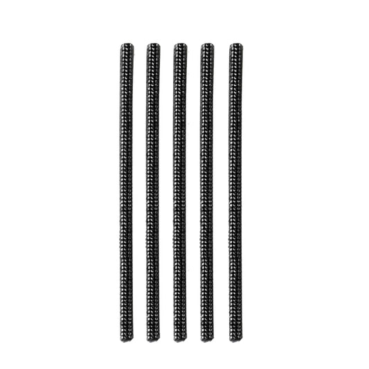 5 PCS Car Outlet Diamond Decorative Strip Air Conditioning Port U-Shaped Clip Strip(Black) by buy2fix