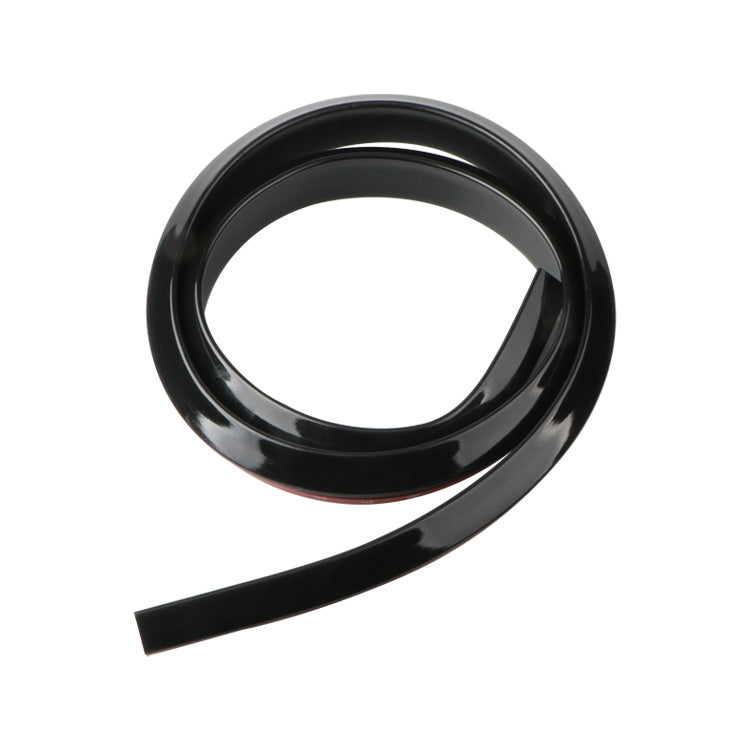 Car Universal Tail Paste Top Wing, Specification: 3.5cm Bright Black by buy2fix