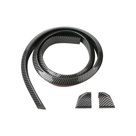 Car Universal Tail Paste Top Wing, Specification: 4.5cm Carbon Fiber Black by buy2fix
