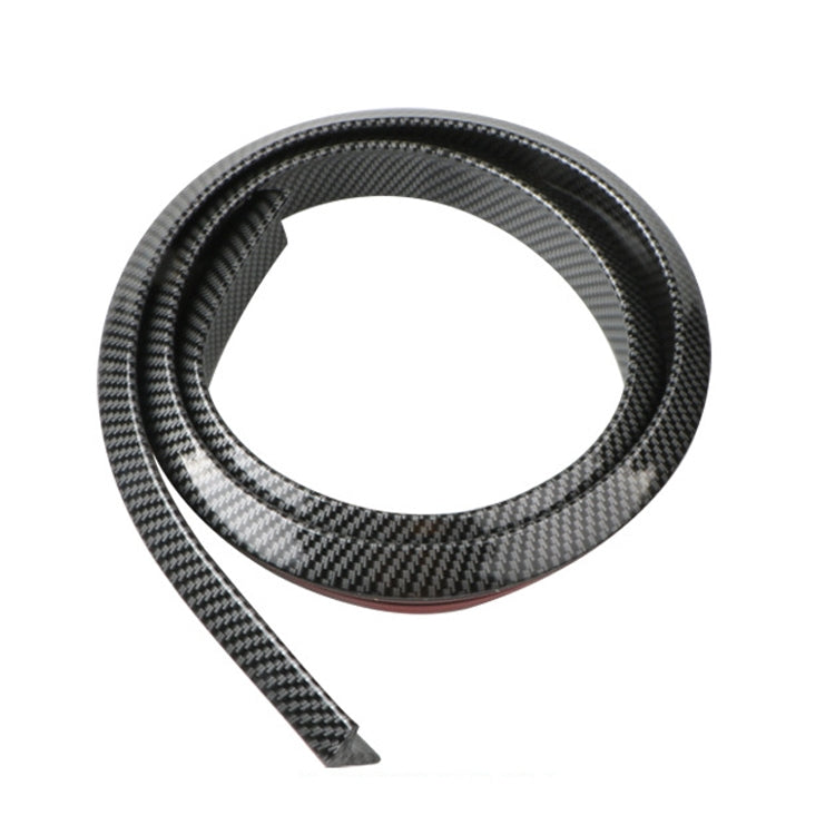 Car Universal Tail Paste Top Wing, Specification: 4.5cm Carbon Fiber Black by buy2fix