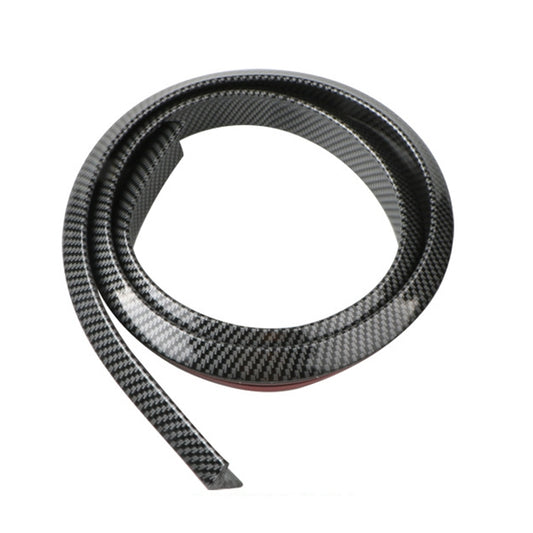 Car Universal Tail Paste Top Wing, Specification: 4.5cm Carbon Fiber Black by buy2fix