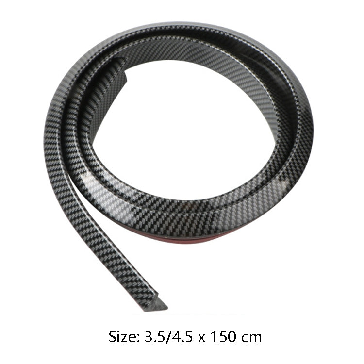 Car Universal Tail Paste Top Wing, Specification: 4.5cm Matte Black by buy2fix